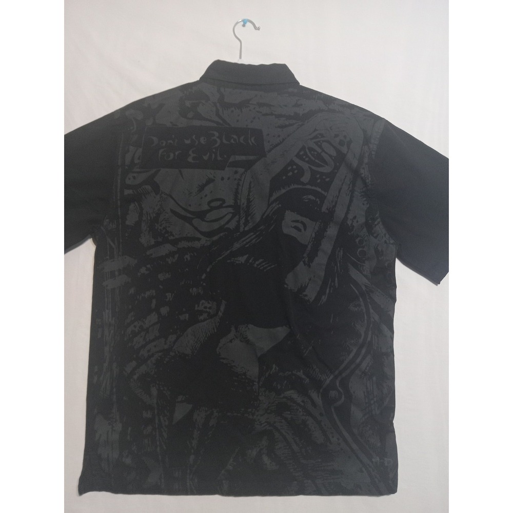 Harley Davidson Mens Med Dont Use Black for Evil Button Down Shirt Short Sleeve